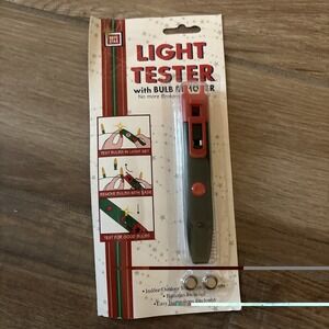 Vintage Brite Star Christmas Light Bulb Tester with Remover Tool 0021995437541